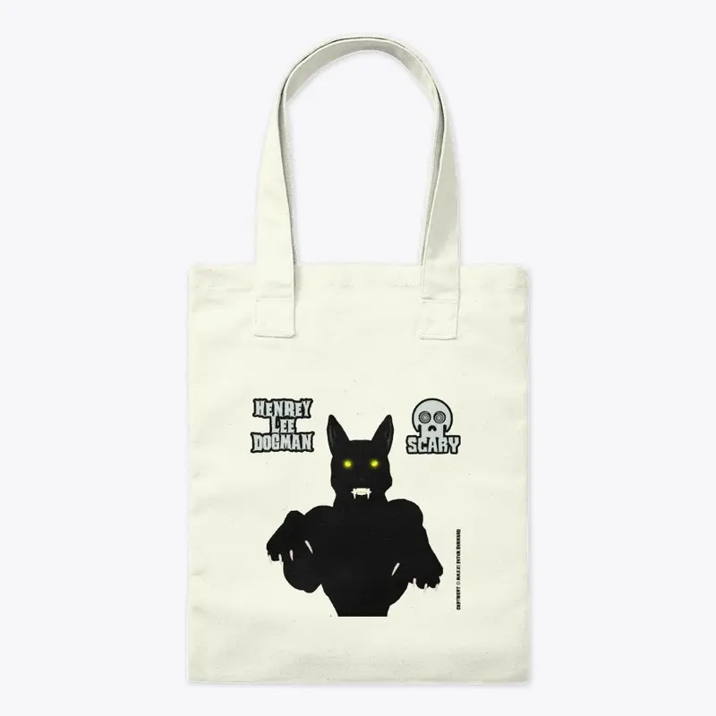 Henrey Lee Dogman Tote Bags